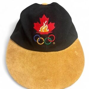 Vintage Black and Tan 1996 Atlanta Olympics Cap